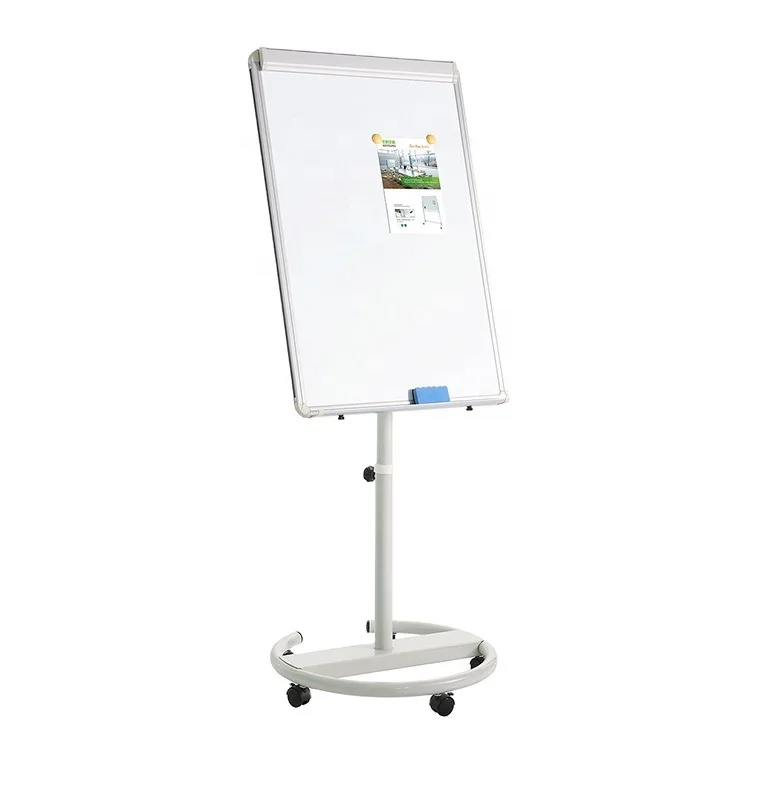 Customizable 70 X 100 Cm Magnetic Flipchart Board Whiteboard With Stand