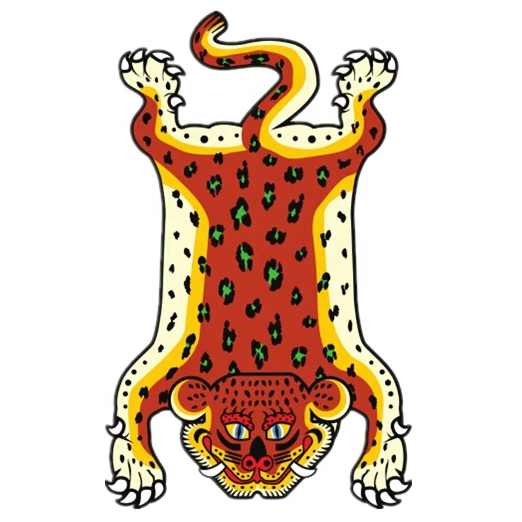 Четыре дизайна 100x160 см размер неправильной формы ковер для интерьера дома