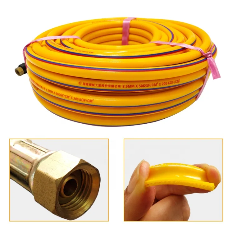 8.5mm Taiwan Quality Lushyong Brand Agriculture HDPE Plastic Pipe Irrigation Pipe PVC High pressure hose pipe