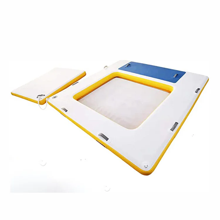 
Low price customizable PVC inflatable water floating speedboat platform 