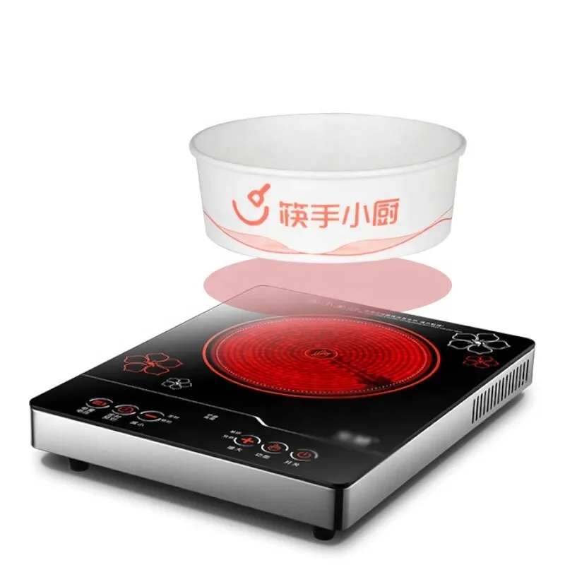 Factory Customized Disposable 3100ml heatable paper food bowl huge capacity for noodle rice salad induction cooker