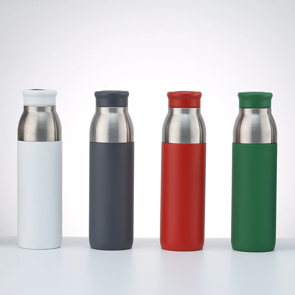 Custom Vacuum Flask Bottle Thermos Cup Double Wall Insulated Stainless Steel Sports Water Bottle Paper Cup Selling