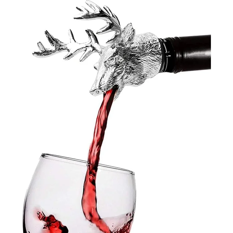 High Quality Wine Pourer Stainless Steel Alcohol Spout Bottle Dispenser Wine Bottle Stopper