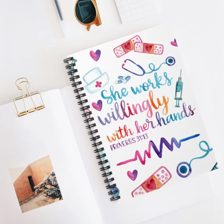 manufacturer custom eco friendly blank dotted travelers personal nursing notebook journal