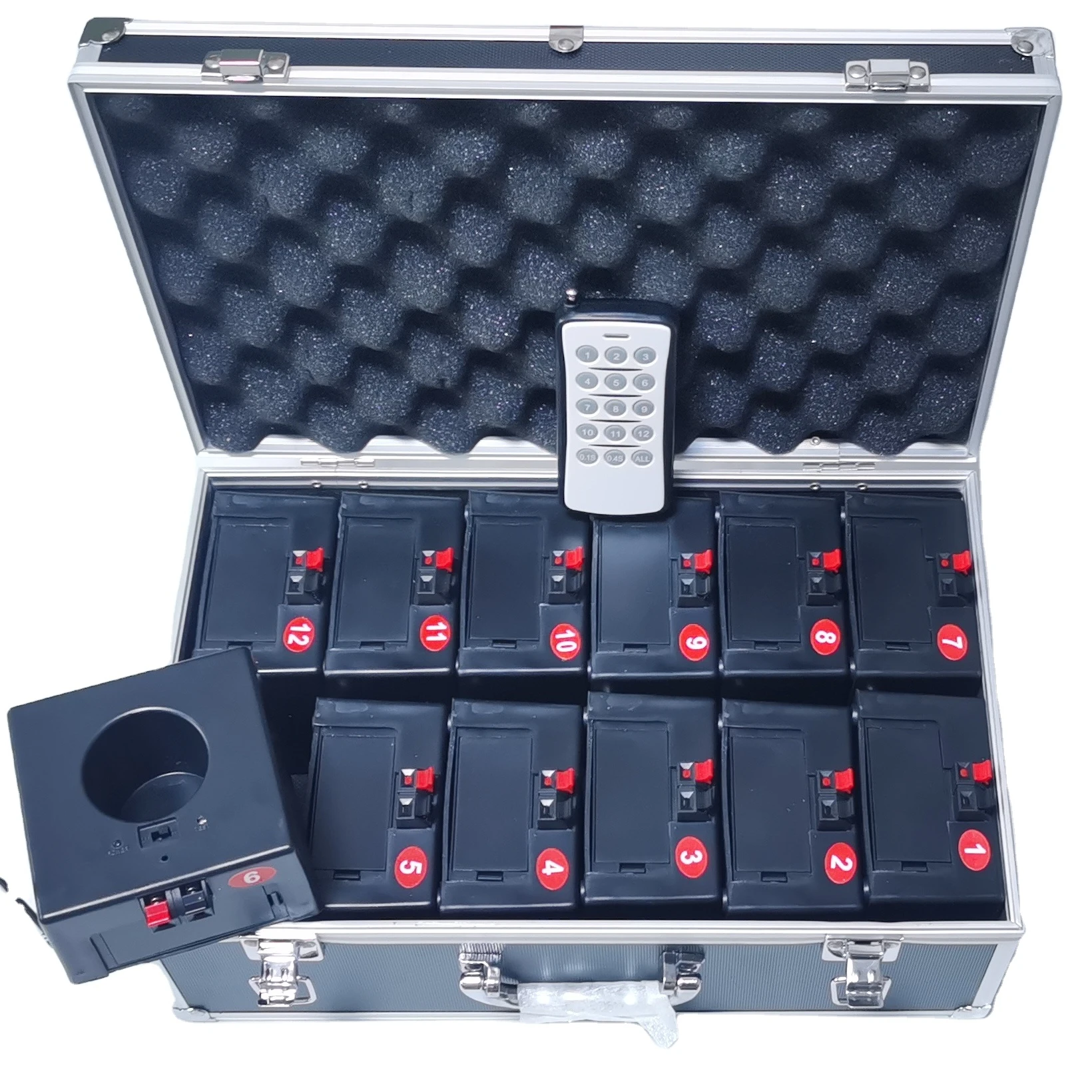 12 receivers ice fountain fireworks ignition system cold fountain stage pyrotechnic firing system for wedding party show