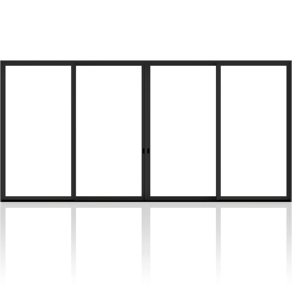 Commercial Aluminum Sliding Window Double Glazed Glass Aluminum windows and Door