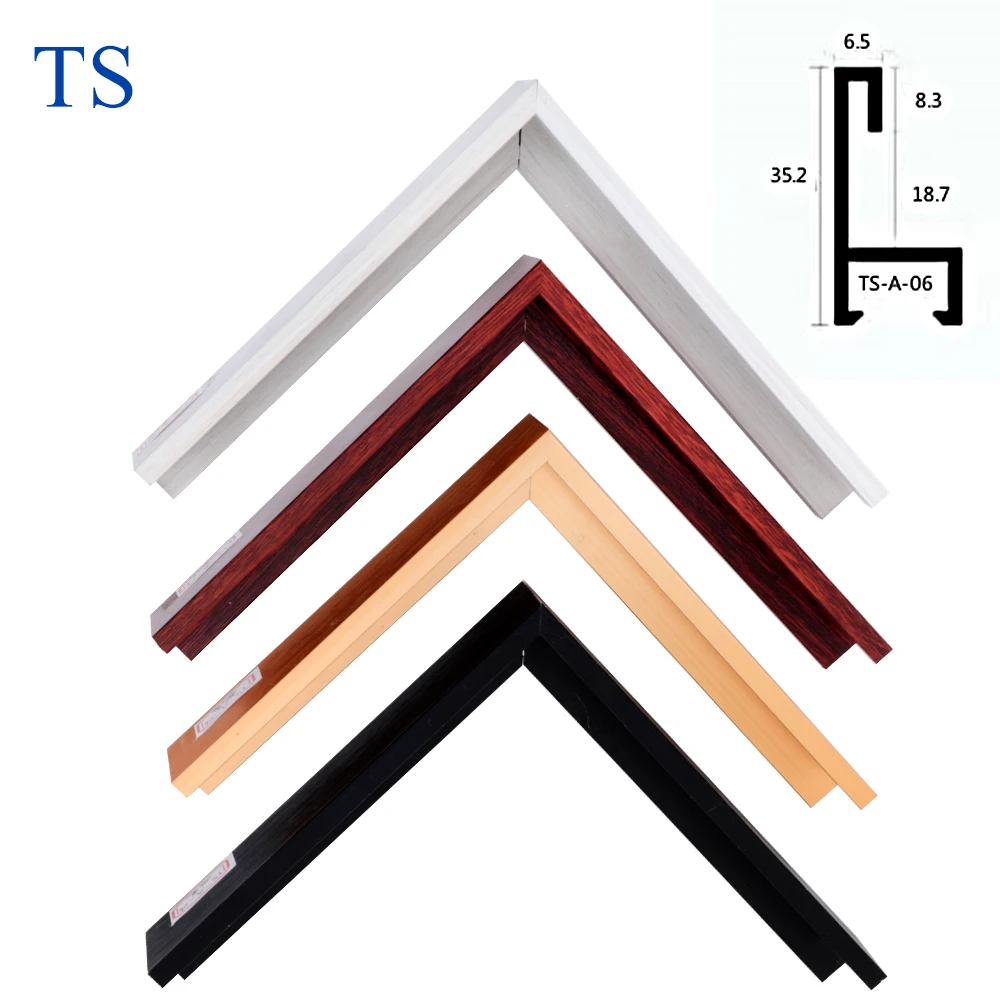 
Aluminum alloy frame line the metal wiredrawing advertising posters edge profile manufacturers selling license frame mirror 