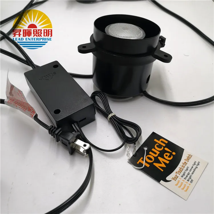 American  cabinet light with dimmer switch lighted curio cabinet