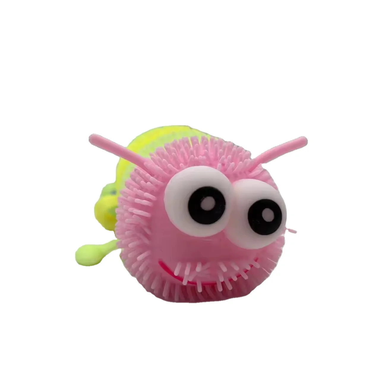 Squishy Cute Animal TPR Material New Arrival of Animal System of Caterpillar With Light Ball Wholesale Toy to Children Gift