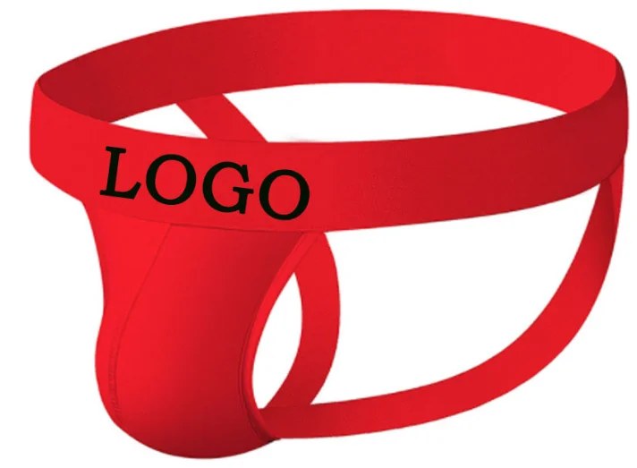 Custom logo cotton breathable mens sexy underwear thong jock strap underwear mens jockstrap