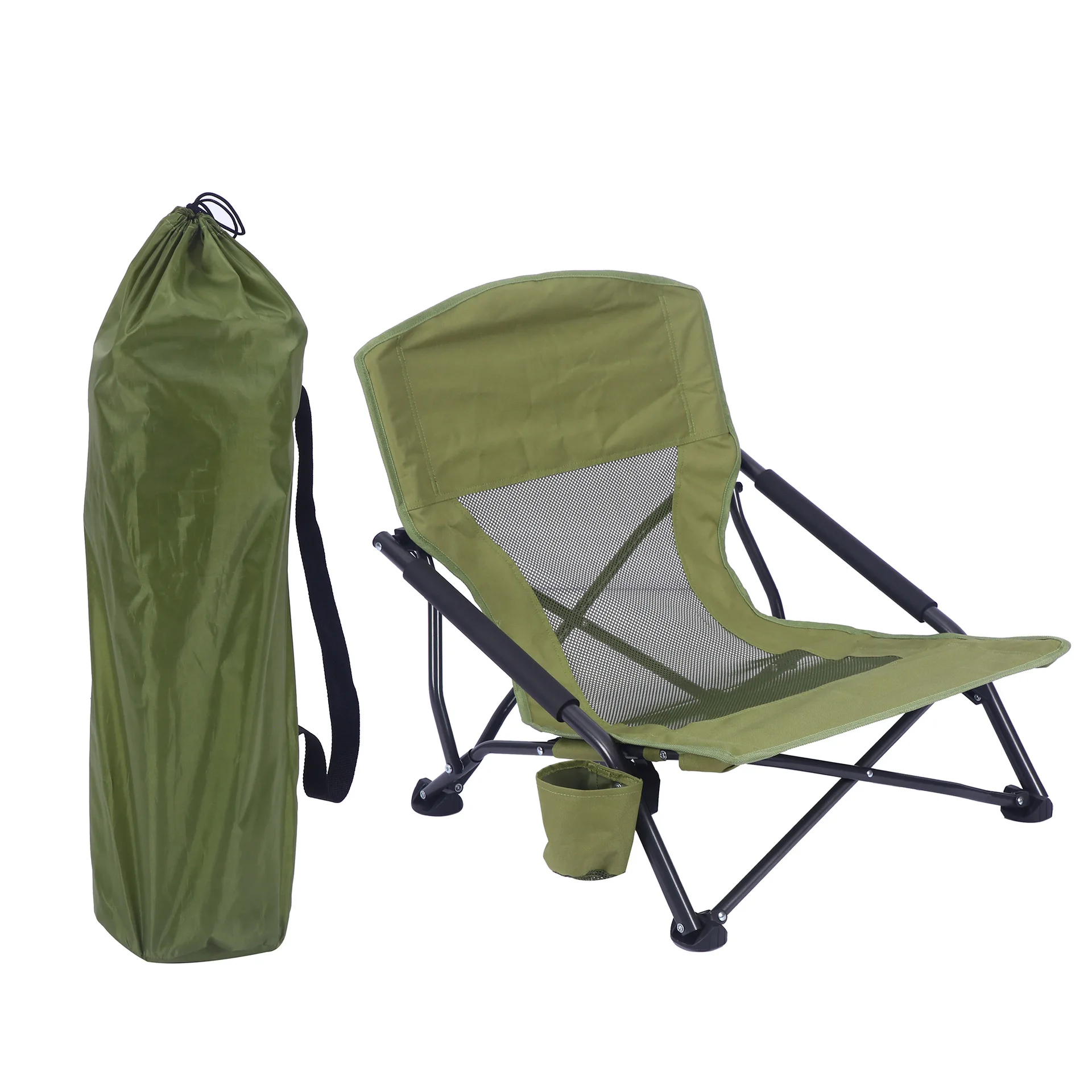 Outdoor Lightweight Compact Aluminum Moon Chair Portable Folding Design for Camping Beach Fishing Park Garden Leisure