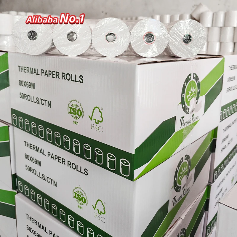 2 1/4x50 cash register making 38mm thermal paper roll blue  57x38 70mmx50mm 80x80mm box 60 meters