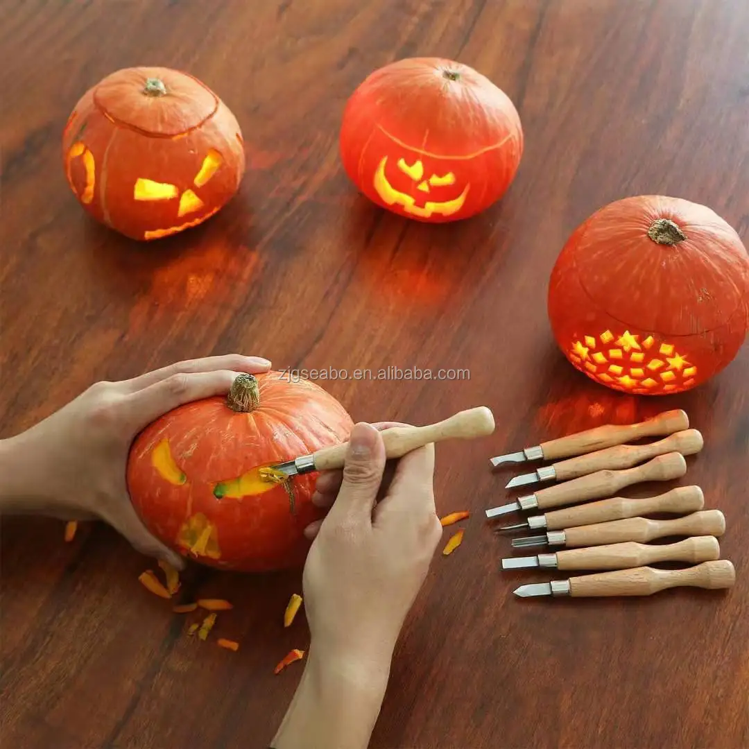 12 шт. SKS7 набор для резьбы по дереву с мешком из ЭВА