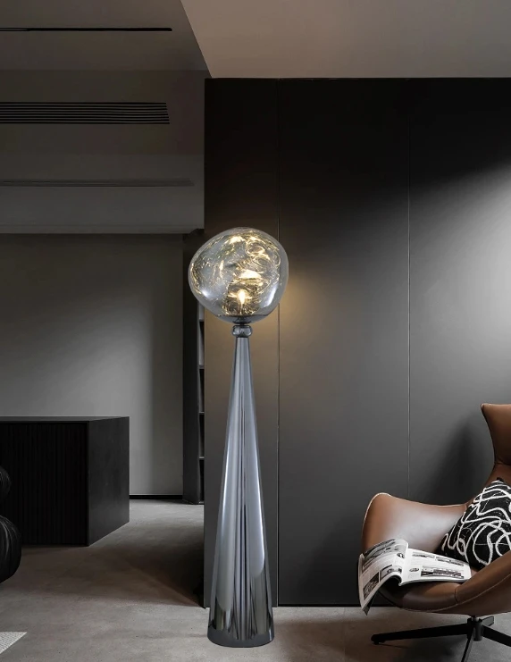 2024 lava living room Nordic Modern standing corner decorative modern metal floor lamp