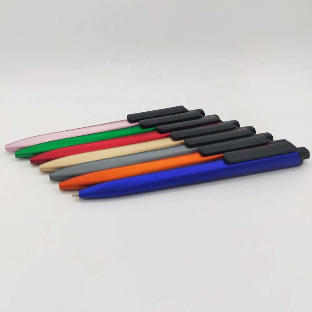 Personalised Blue plastic Use / throw LOGO Branded Pen ballpoint