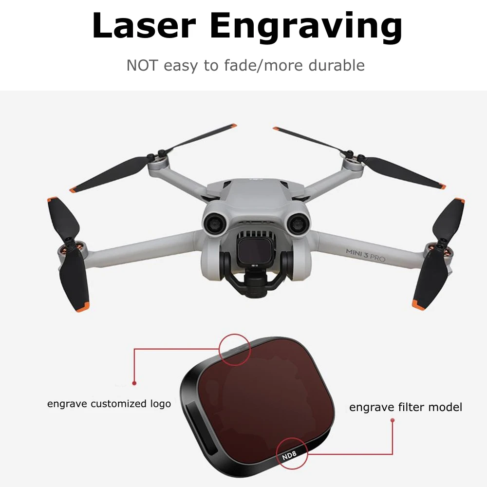 High Quality ND Filter Kit Set ND/CPL/UV/VND/ND-PL Filter for DJI Mini 3 Pro Drones Camera Accessories