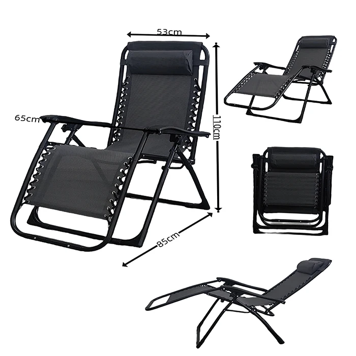 Wholesale cheap adjustable outdoor furniture beach lounge folding zero gravity chair Zero gravity reclining office chair