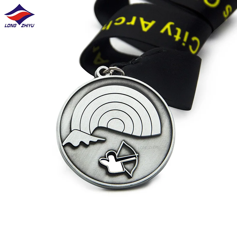 Longzhiyu 17years bespoke sport medals factory custom award archery weightlifting ski medals fencing bodybuilding medals
