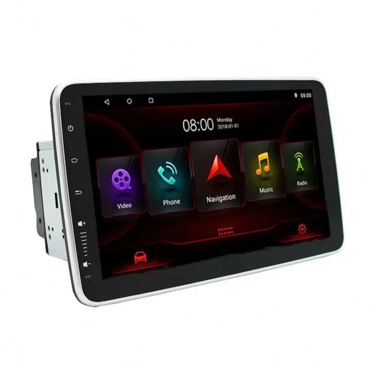 10 Inch Android 2 Din Car Audio Stereo 360 Degree Android Rotating Radio WIFI Car TV Screen Sound System Car DVD Player