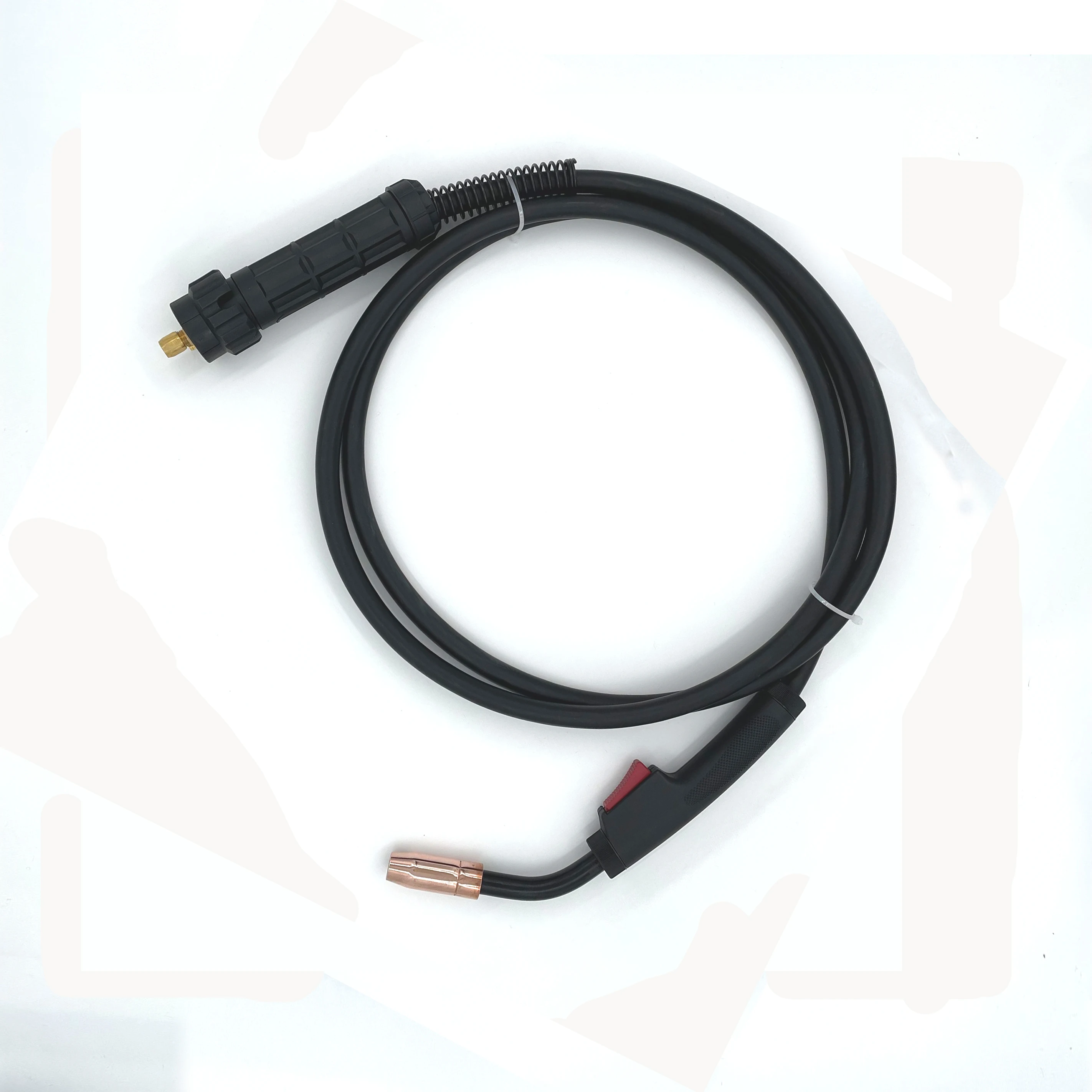 180A Carbon Dioxide Gas Shield 180Amp CO2 Euro Adaptor for Tweco Machine MIG Torch Gas Cooled Welding Gun