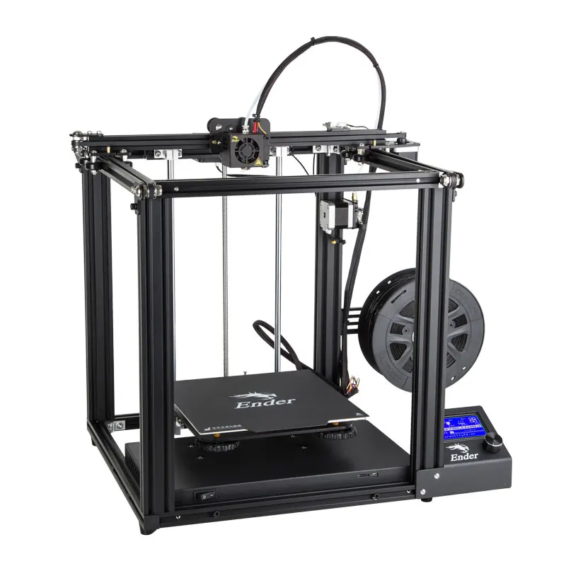 2019 new Creality Ender 5 performance 3D Printer with Resume Printing Brand Power Supply CoreXY Cube Frame, 220x220x300mm