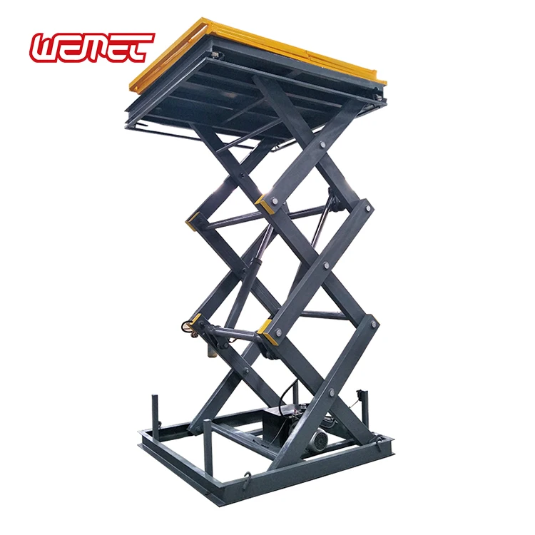 Стационарная электрическая гидравлическая стационарная ножничная подъемная платформа