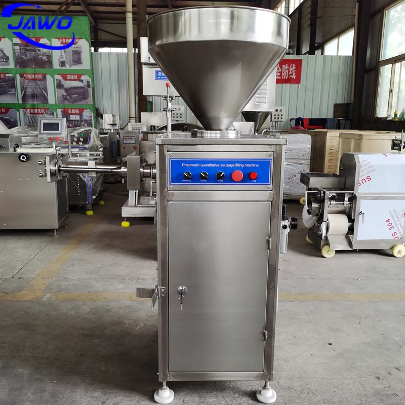 Stainless Steel Sausage Linker Machine With Twist Pneumatic Type Sausage Filler