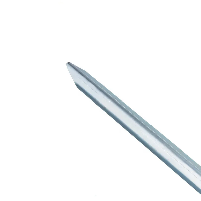 TPG0127 23cm 9inch Tent Stakes Screw in Tent Pegs Ground Metal Heavy Duty Camping Stakes for Camping Accessories