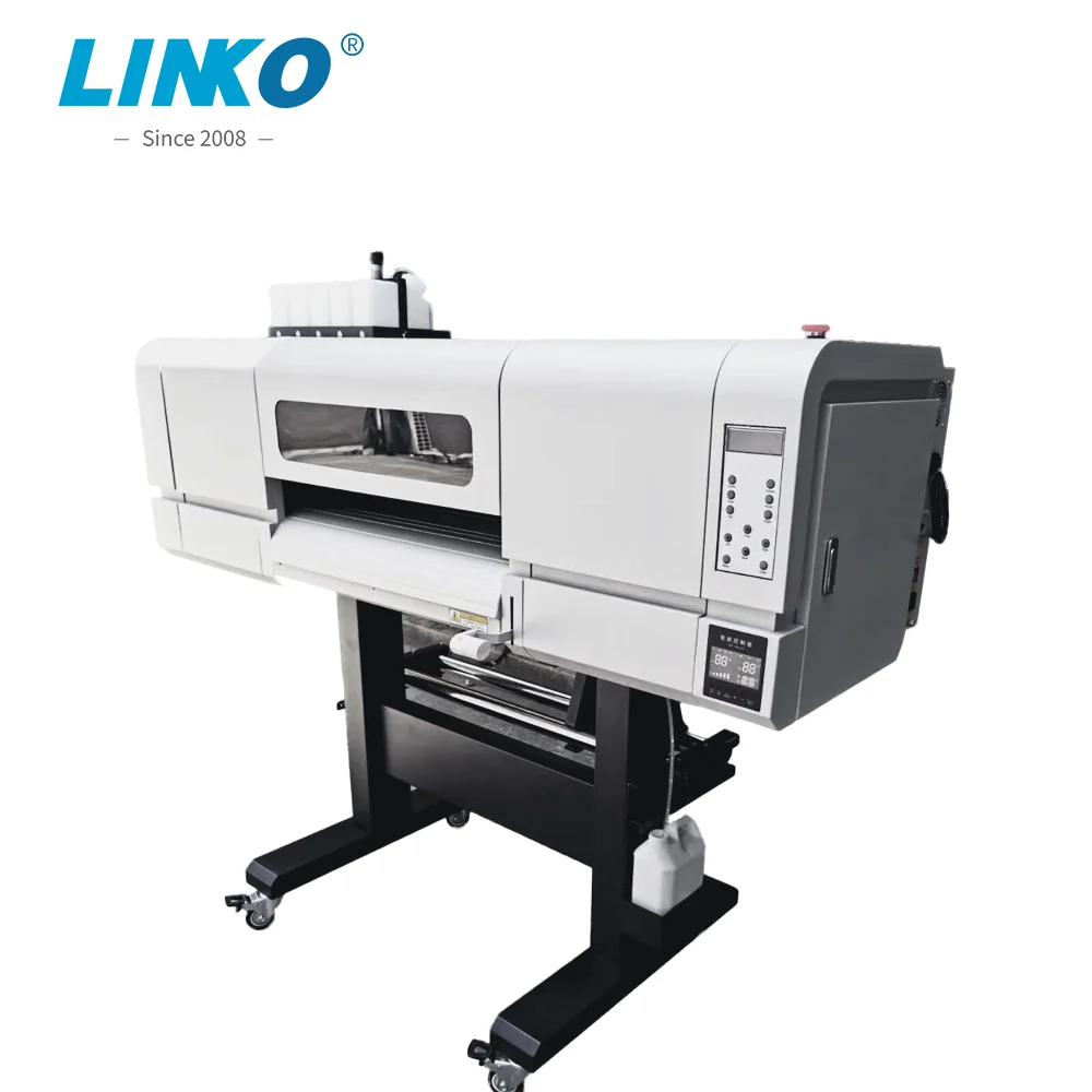 LINKO High Quality 24 Inch DTF Printer Machine New i3200 Dual T-Shirt & Pet Film Tinting 60cm Shaking Powder i3200 DTF Printer