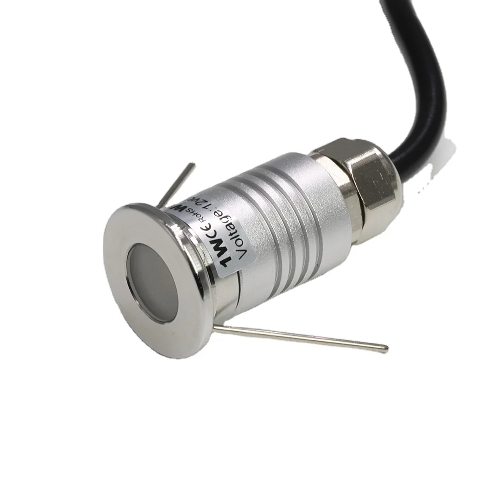 1W LED Underground Light IP67 Waterproof Floor Lamp 12V Outdoor Inground Ground Spot Landscape Garden Path Buried Yard Lighting