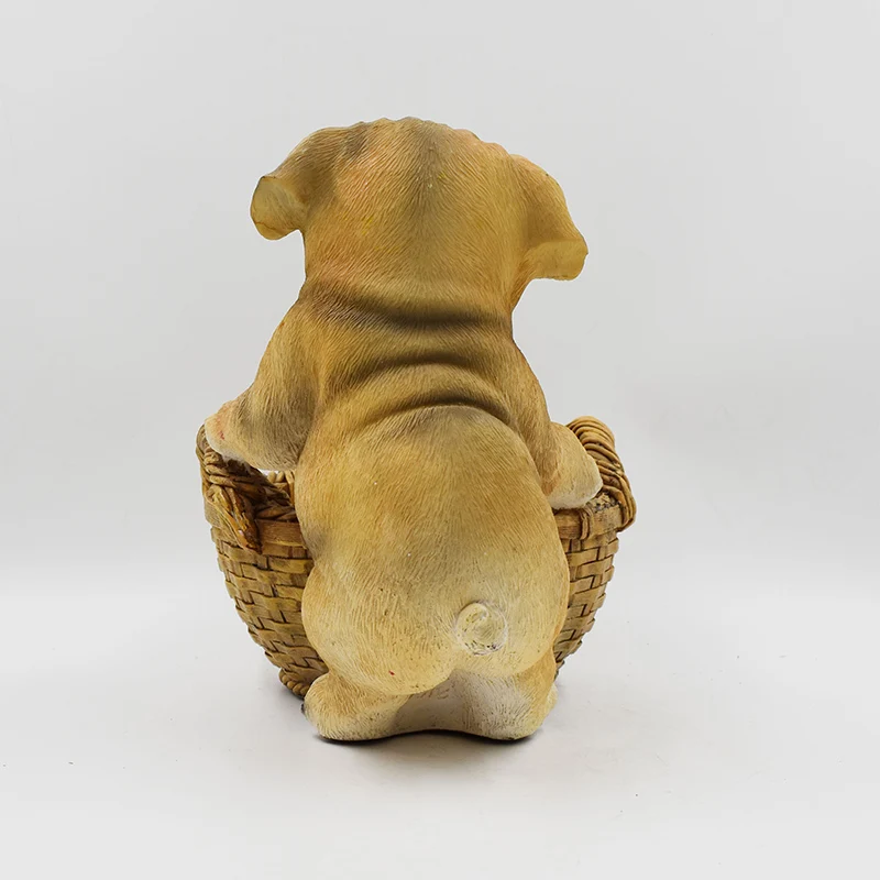 
Cute Garden Ornament Plant Gift Animal Planters And Pots Resin Dog Planter Basket Planter Home Decoration 