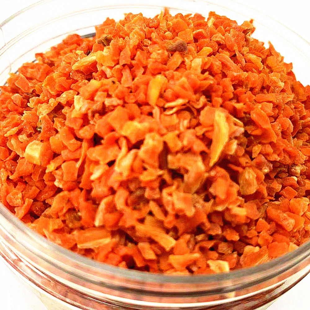 Puffed Carrot Cubes Carrot Granules Carrot Flakes