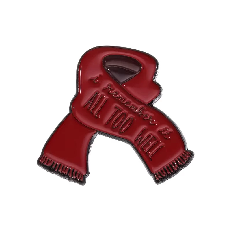 US Singer Star Music Label Pin Custom Recorder Badges Brooch Corsage For Fans Hat Cloth Bag Decorative