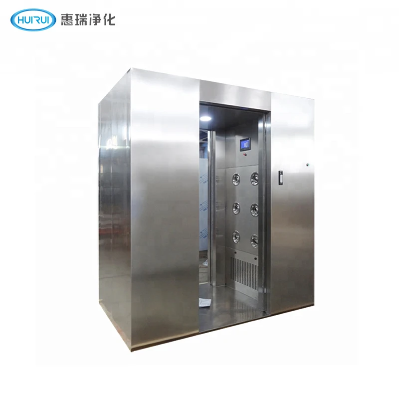 
304 Stainless steel 380V 50Hz 0.75KW automatic door air shower air shower tunnel for sale 