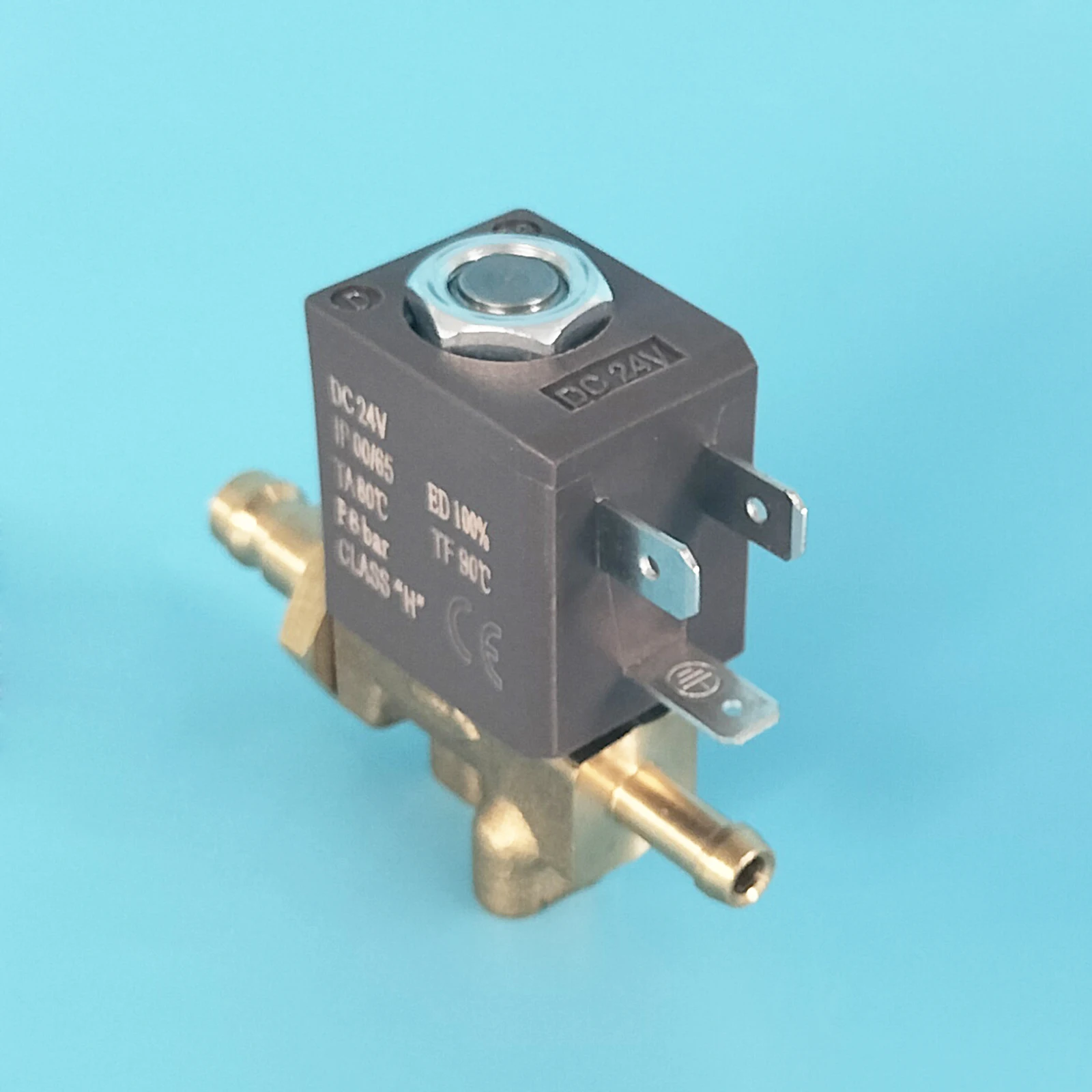 good quality brass direct acting 8mm 6.5mm barb hose 2 way DC24V argon gas welding machine solenoid valve