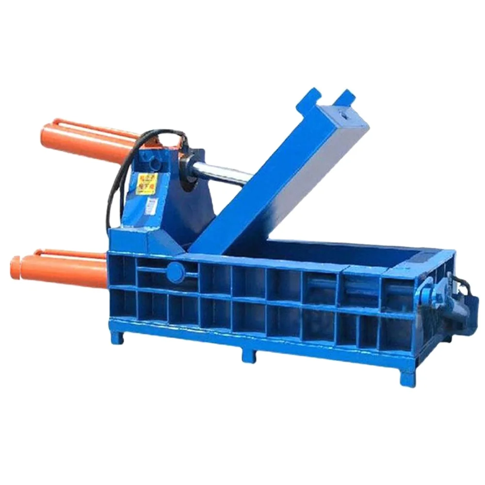 Fully Automatic Hydraulic Scrap Metal Baling Press Machine Copper Wire Iron Drum Aluminium Can Baler for Sale