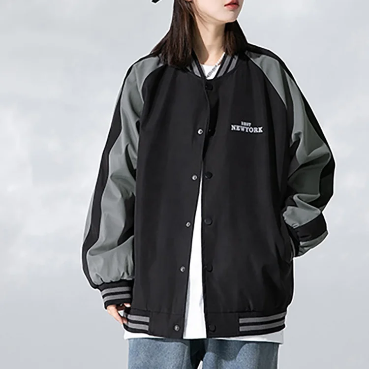 Свободная бейсбольная куртка-Авиатор Весенняя американская винтажная модная повседневная куртка мужской Простой Топ