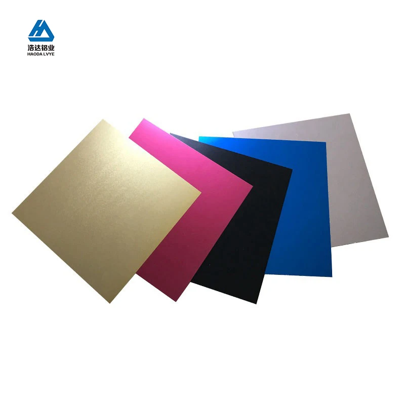 Painted color anodized aluminum sheet/plate 5mm mirror surface 3003 3015