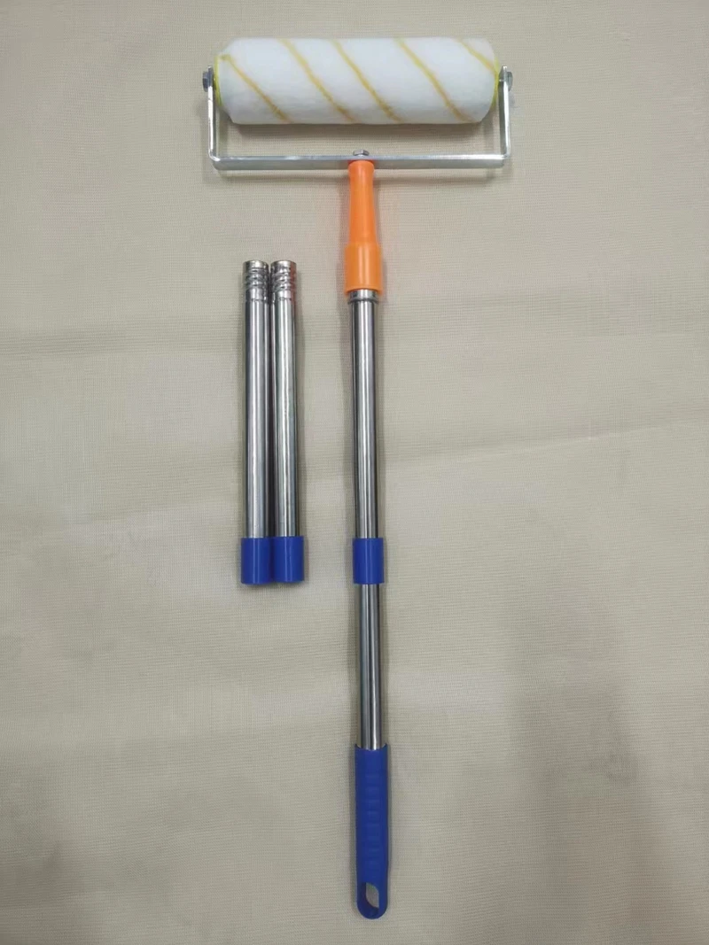 10 inches Paint roller with extension pole telescopic pole handle painting tools with tray