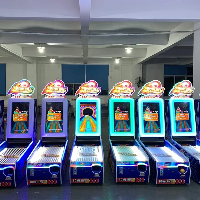 Hit Sales Video Bowling Alley Lane Master Arcade Game Machine for Children