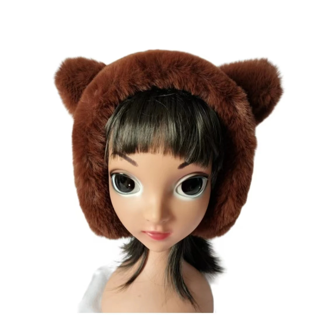 most popular Four colors winter protect against the wind ear muffs warmer prefabricate rabbit fur
