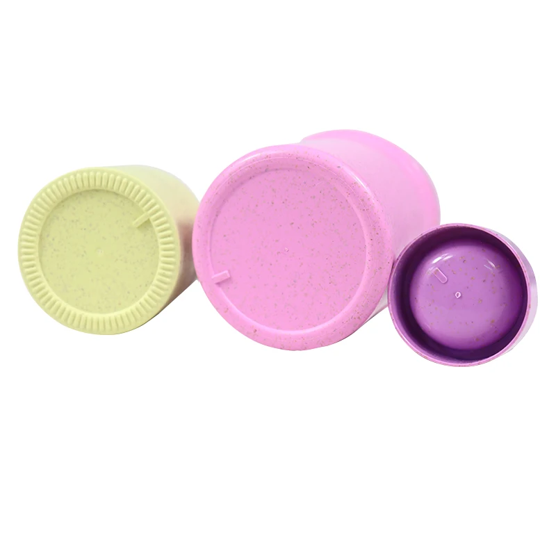 100% Biodegradable Compostable Cosmetic Packaging 30g 50g 100g PLA Corn Starch Moisturizers Cream Organic Cream Jar