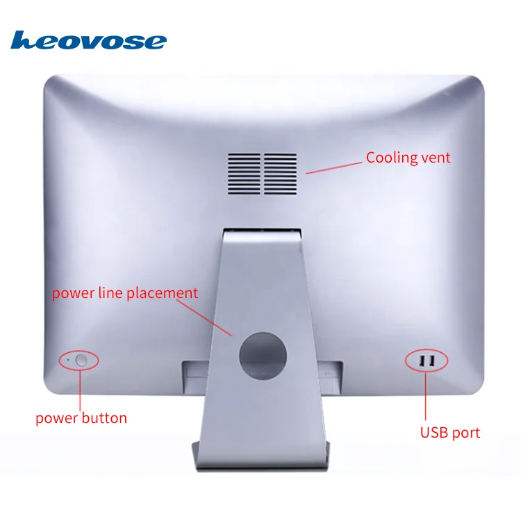 Heovose/OEM/ODM AIO Laptops Core i3 i5 i7 Business Gaming Desktops Gamer Computer Monoblock Barebone 32 Inch All in One PC