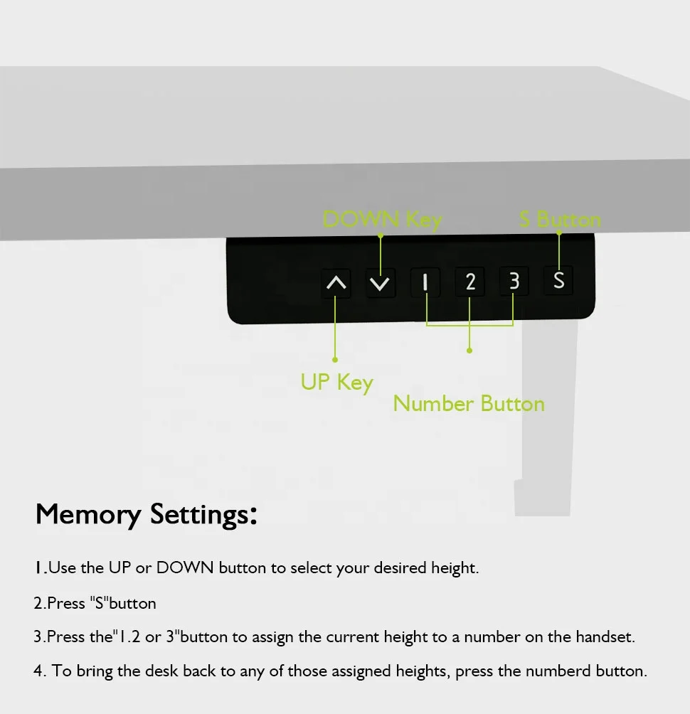 Smart Lift Desk Smart Office Table Electric Adjustable Smart Desk Office