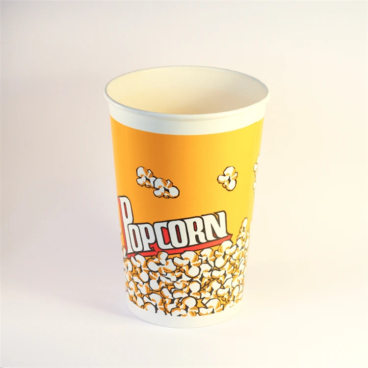 
Popular popcorn paper cup custom printed paper food grade cups 
