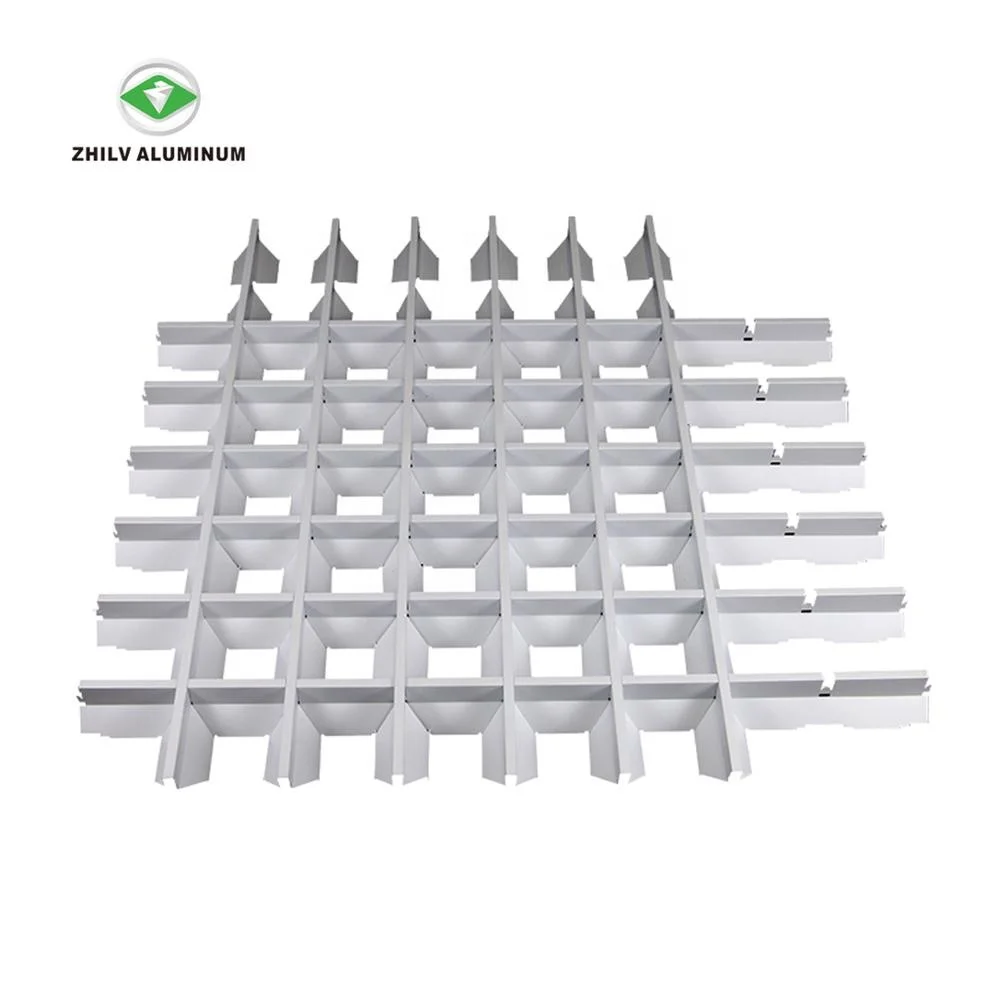 
Fireproof Function and Ceiling Grid Ceiling Tile Shape Open Cell Panel 