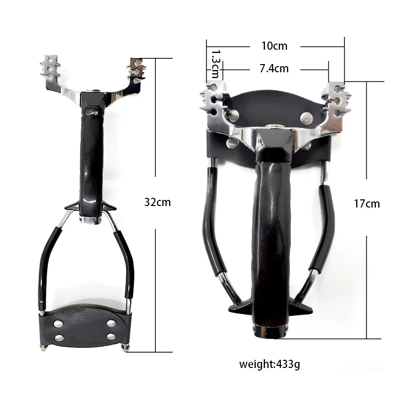 Powerful Slingshot With Rubber Bands Folding Wrist Slingshot Outdoor Black Gold Hunting Slingshot Shooting Steel Balls Tools