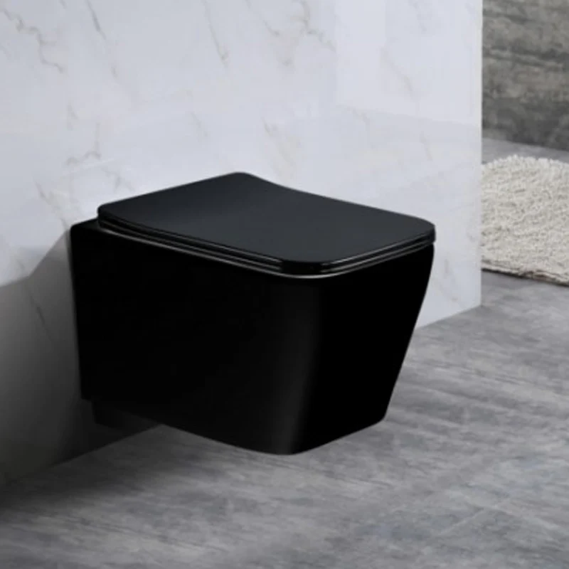 Современная матовая настенная ваза для унитаза гарантия квадратная санитарное биде легкая i сиденье P trap унитаз идеальная санитарная