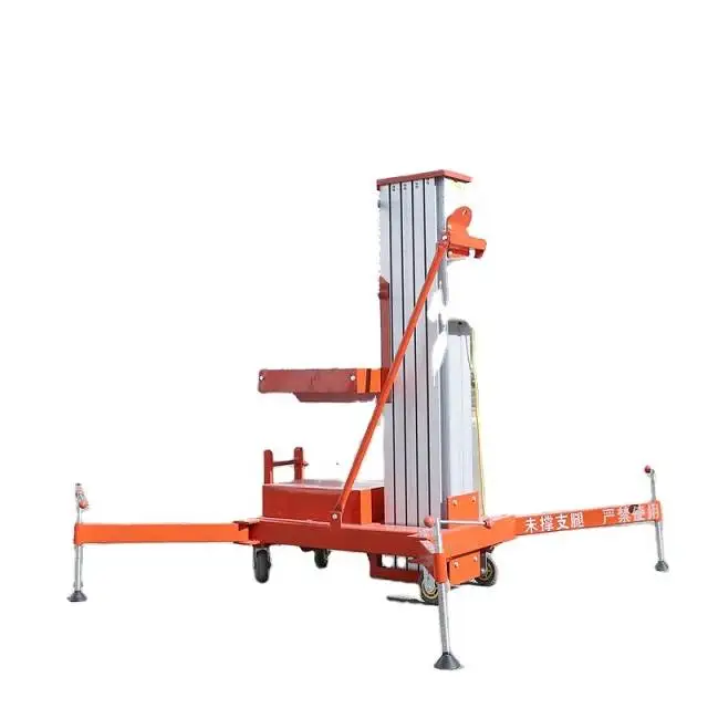 Light Weight Platform Lifts Electric Aerial Work Platform Portable Work Platform Hydraulic
