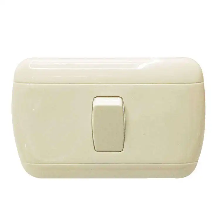 Factory direct supply simple open single-control type frameless universal plastic electric light wall switch